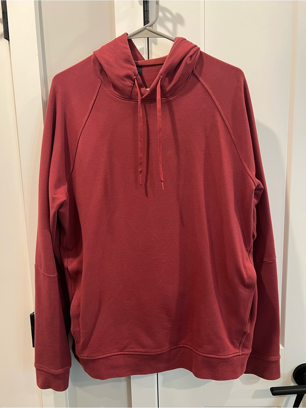 lululemon athletica Men's City Sweat Red Pullover Hoodie